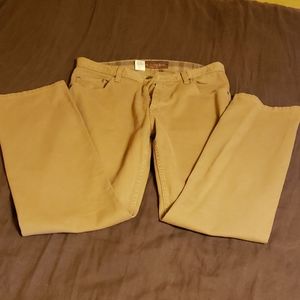 Territory Ahead ribbed khaki jeans